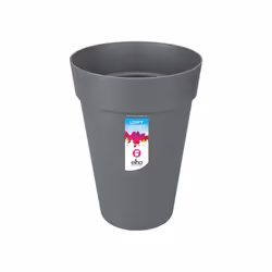 elho loft urban round high 28 Extérieure Kit de plantation en pot Autonome Polypropylène (PP) Anthracite
