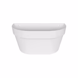 elho loft urban wall basket 40, Panier suspendu pour plantes, Mural, Polypropylène (PP), Blanc, Ovale, Extérieure