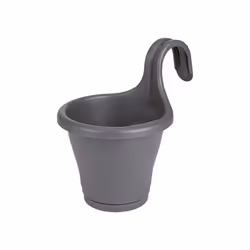 elho corsica easy hanger single, Kit de plantation en pot, Support, Polypropylène (PP), Anthracite, Rond, Extérieure