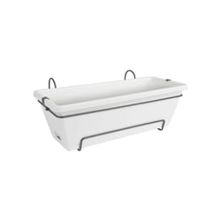 elho barcelona allin1 50cm Extérieure Kit de plantation en pot Support Polypropylène (PP) Blanc