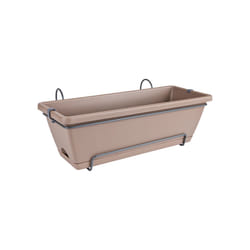 elho barcelona allin1 50cm Extérieure Kit de plantation en pot Support Polypropylène (PP) Taupe