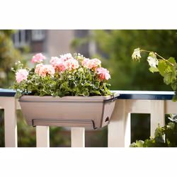 elho barcelona allin1 50cm Extérieure Kit de plantation en pot Support Polypropylène (PP) Taupe - Vue supplémentaire 4