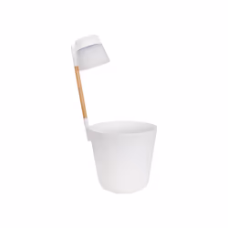 elho flower light, Kit de plantation en pot, Autonome, Polypropylène (PP), Blanc, Rond, Extérieure