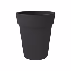 elho Green Basics Top Planter Hight, Kit de plantation en pot, Autonome, Polypropylène (PP), Noir, Rond, Extérieure