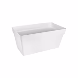 elho loft urban terrace 70, Kit de plantation en pot, Autonome, Polypropylène (PP), Blanc, Rectangle, Extérieure
