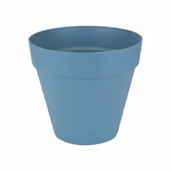 elho loft urban round 20, Kit de plantation en pot, Autonome, Polypropylène (PP), Bleu, Rond, Extérieure