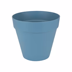 elho loft urban round 40, Kit de plantation en pot, Autonome, Polypropylène (PP), Bleu, Rond, Extérieure