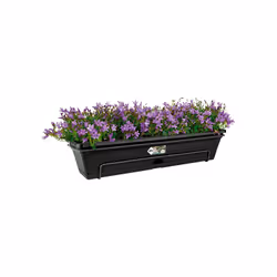 elho green basics trough allin1 70cm Extérieure Kit de plantation en pot Support Polypropylène (PP) Noir