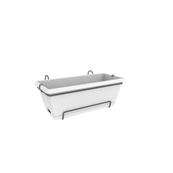 elho barcelona xl allin1 55cm Extérieure Kit de plantation en pot Support Polypropylène (PP) Blanc