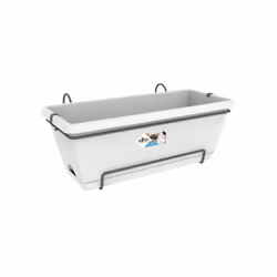 elho barcelona xl allin1 55cm Extérieure Kit de plantation en pot Support Polypropylène (PP) Blanc