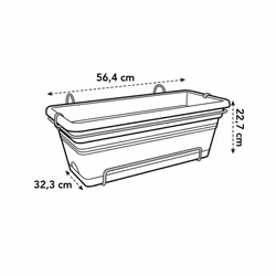 elho 8711904315078 pot à fleurs Extérieure Plastique Noir - Vue supplémentaire 5