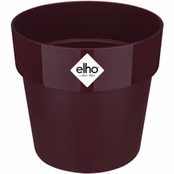 Elho - Bac à fleurs rond jardinière Menthe Mûre Violet Pêche en plastique pour extérieur jardin terrasse pot de fleurs couleurs Mûre / 2 Litres