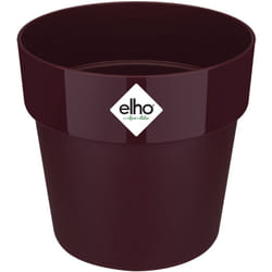 Elho - Bac à fleurs rond jardinière Menthe Mûre Violet Pêche en plastique pour extérieur jardin terrasse pot de fleurs couleurs Mûre / 2 Litres