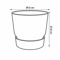 elho 8711904332358 jardinière Noir Plastique - Vue supplémentaire 12