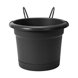 elho 8711904344900 jardinière Noir Métal, Plastique