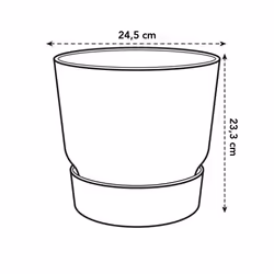 elho 8711904345716 jardinière Gris Plastique - Vue supplémentaire 9