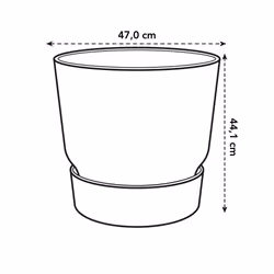 elho 8711904345839 jardinière Gris Plastique - Vue supplémentaire 9