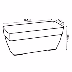 elho 8711904346256 pot à fleurs Extérieure Plastique Noir - Vue supplémentaire 7