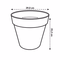 elho 8711904348595 jardinière Jaune Plastique - Vue supplémentaire 8