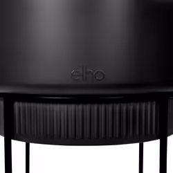 elho 8711904349707 jardinière Noir Métal, Plastique