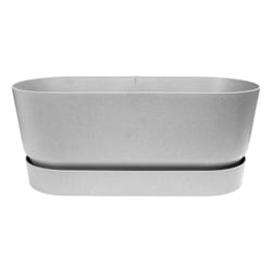 elho 8711904349806 pot à fleurs Extérieure Plastique Gris