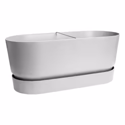 elho 8711904349806 pot à fleurs Extérieure Plastique Gris