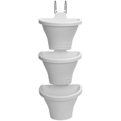 elho 8711904350451 jardinière Blanc Métal, Plastique