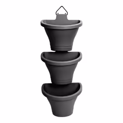 elho 8711904350475 jardinière Noir Métal, Plastique