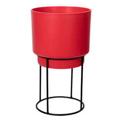 elho 8711904350567 jardinière Rouge Métal, Plastique