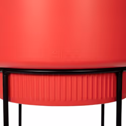 elho 8711904350567 jardinière Rouge Métal, Plastique