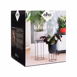 elho 8711904350567 jardinière Rouge Métal, Plastique