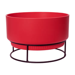 elho 8711904350604 jardinière Rouge Métal, Plastique