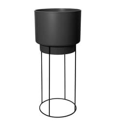 elho 8711904352196 jardinière Noir Métal, Plastique