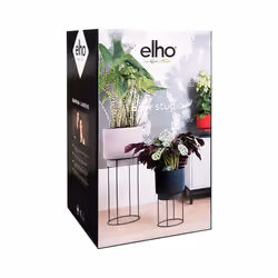 elho 8711904352196 jardinière Noir Métal, Plastique