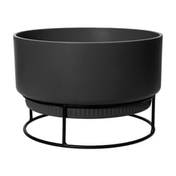 elho 8711904352257 jardinière Noir Métal, Plastique