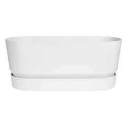 elho 8711904356484 pot à fleurs Extérieure Plastique Blanc