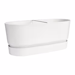 elho 8711904356484 pot à fleurs Extérieure Plastique Blanc