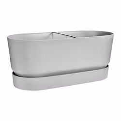 elho 8711904356613 pot à fleurs Extérieure Plastique Gris