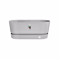 elho 8711904356613 pot à fleurs Extérieure Plastique Gris