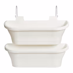 elho 8711904357184, Blanc, Métal, Plastique, Rectangle, 100%, 100%, 5100 mm