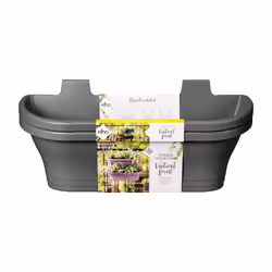 elho 8711904357214 jardinière Noir Métal, Plastique