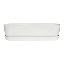elho 8711904357672 pot à fleurs Extérieure Plastique Blanc