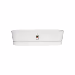 elho 8711904357672 pot à fleurs Extérieure Plastique Blanc