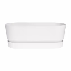 elho 8711904358174, Plastique, Blanc, Ovale, Extérieure, 100%, 100%