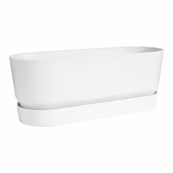 elho 8711904358174 pot à fleurs Extérieure Plastique Blanc