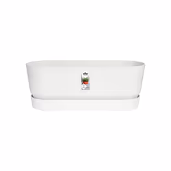 elho 8711904358174 pot à fleurs Extérieure Plastique Blanc