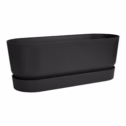 elho 8711904358358 pot à fleurs Extérieure Plastique Noir