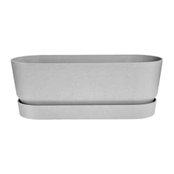 elho 8711904358440 pot à fleurs Extérieure Plastique Gris