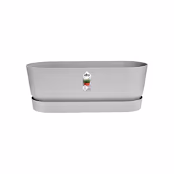 elho 8711904358440 pot à fleurs Extérieure Plastique Gris