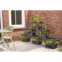 elho 8711904494490 pot à fleurs Extérieure Plastique Noir - Vue supplémentaire 12
